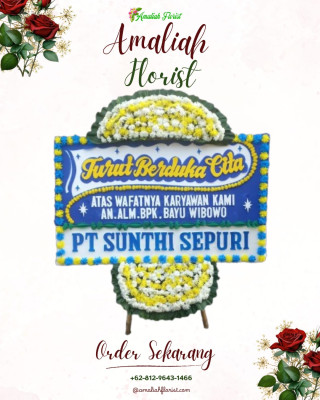 Papan Bunga Duka di Kumai
