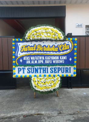 Papan Bunga Duka di Kumai