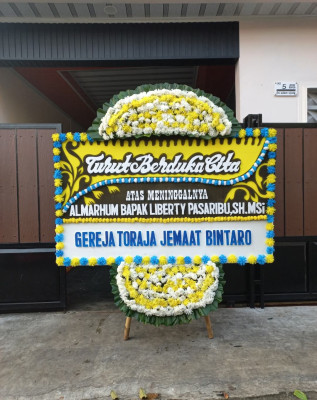 Papan Bunga Duka di Kumai